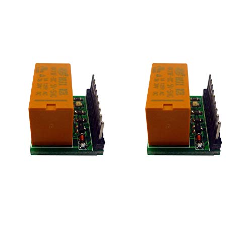 Treedix 2 Stück DPDT-Relaismodul mit umgekehrter Polarität, Schalter, kompatibel mit Arduino