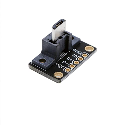 Treedix USB MicroB プラグ ブレークアウト ボード タイプ B 5ピン オス コネクタ アダプタ モジュール Arduino 用