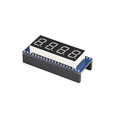 Treedix Kompatibel mit Raspberry Pi Pico 4-stellige 8-Segment Digital Tube Erweiterungskarte