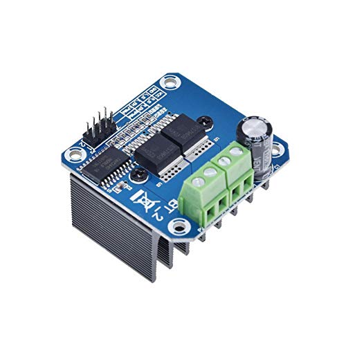 Treedix BTS7960 43A Hochleistungs-Smart-Auto-Motorantriebsplatine Strombegrenzungssteuerungsantrieb Kompatibel mit Arduino