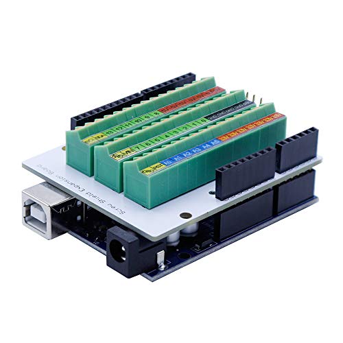 Treedix スプリング ターミナル ブロック ブレークアウト モジュール拡張ボード、Arduino UNO R3 対応
