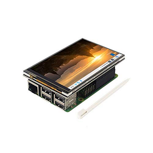 Treedix 3,5 Zoll TFT-LCD-Display, SPI 128 MHz 60 Hz, TFT-Monitor, 480 x 320, Farb-Touchscreen-Modul mit Touch-Pen, kompatibel mit Raspberry Pi 4B/3B/3B+