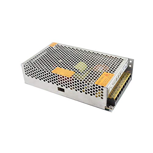 Alimentation à découpage Treedix 12V 30A 360W, adaptateur convertisseur compatible AC110V/220V vers DC, pour bandes LED WS2812B, WS2811, WS2801, APA102, luminaires pixel et CCTV (12V 360W)