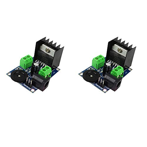 Treedix 2pcs TDA7297 Double Canal Module de carte amplificateur de puissance audio numérique, module amplificateur audio et carte de développement audio compatible avec les systèmes audio, systèmes d'alimentation domestiques et enceintes DIY