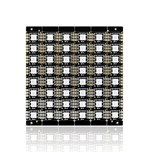 Treedix 48 Stück RGB-LED WS2812B 5050 Lichtplatine Lichtmatrix-Streifen-Treiberplatine einzeln adressierbar für Arduino und Raspberry Pi
