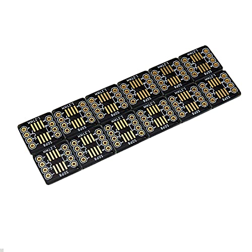 Treedix Adaptador SSOP 0.65MM/SOP 1.27MM a DIP, Placa PCB Prototipadora, Convertidor SMD a DIP y Placa de Desarranque SMD