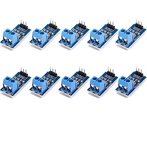 Treedix 10PCS Modulo di rilevazione della tensione e sensore di tensione DC0-25V a morsetti per Arduino UNO Mega Robot Smart Car Geekstory