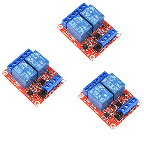 Modulo relè Treedix 5-12V con isolamento tramite optoisolatore, scheda di controllo relè compatibile con Arduino UNO R3, Raspberry Pi, DSP, AVR, PIC, ARM