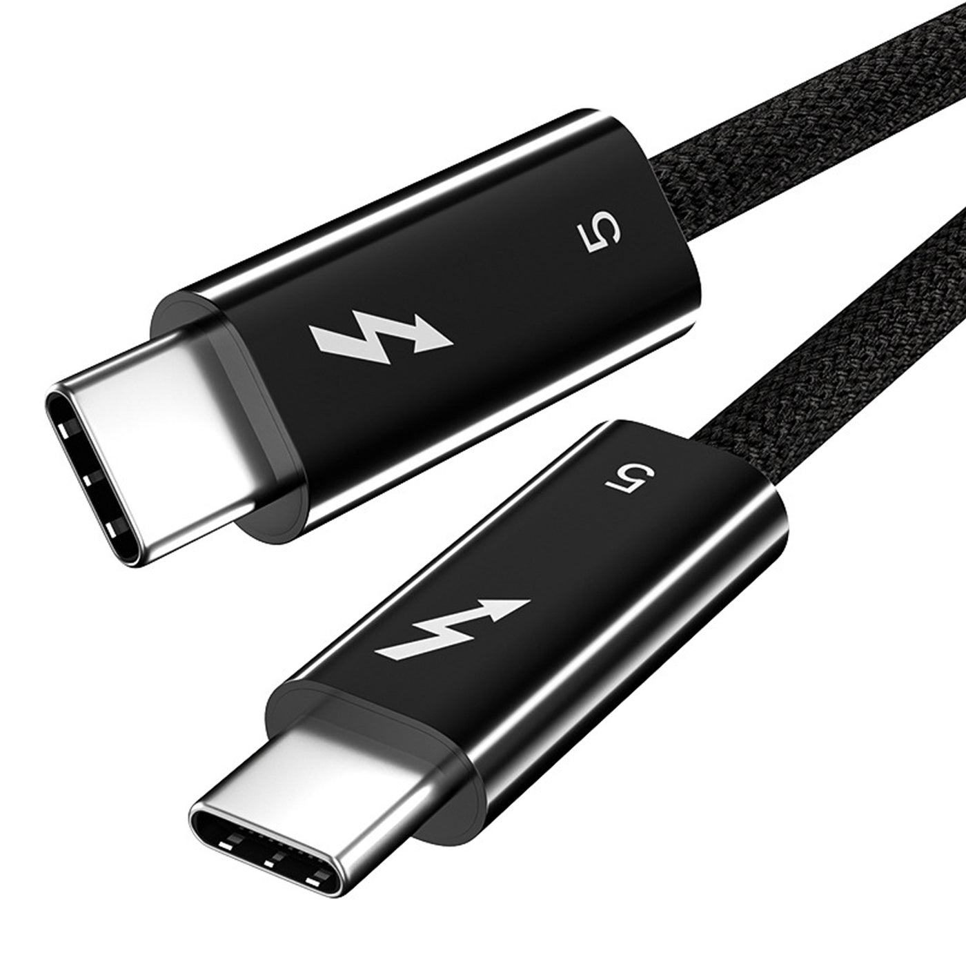 Treedix 120 Gpbs USB C Kabel für Thunderbolt 5 Kabel, PD240W Schnellladekabel, USB C auf USB C Kabel 1m, 16 K / 8 K Videoübertragung, USB C Datenkabel Kompatibel mit Thunderbolt 4/3, USB4/3.2/3.1/3.0/2.0
