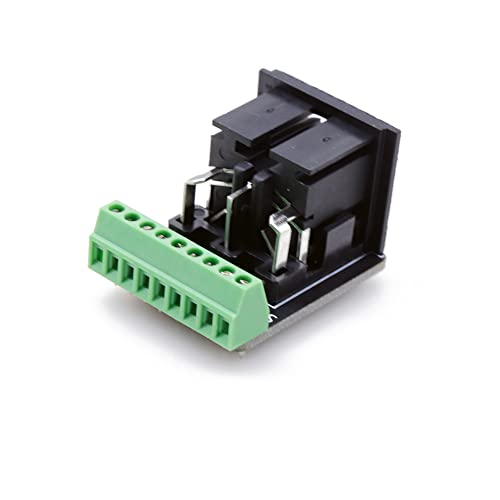 4PCS Din 8 Female Connector Breakout Board PCB Mounted Type Audio Video Jack Connectors