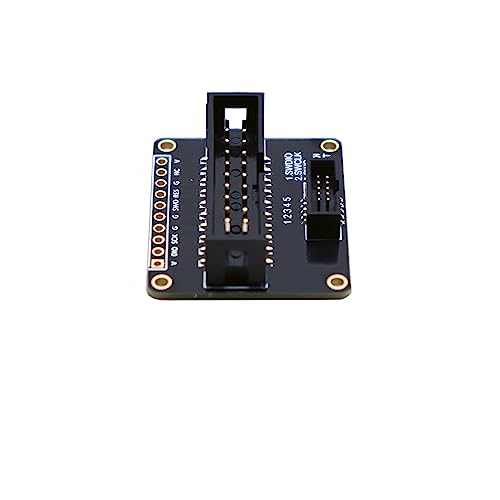 Treedix 2 piezas Placa Adaptadora de Cable JTAG (2x10 2.54mm) a SWD (2x5 1.27mm), Placa de Desconexión y Depuración JTAG