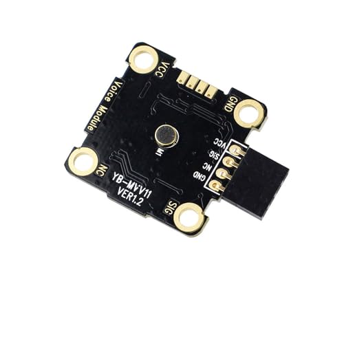Treedix 3,3 V/5 V Tonsensor-Detektormodul, 3 Arten von Verbindungen, kompatibel mit Microbit, UNO-Lautstärkeerkennung, Erkennung von Stm32-Mikrofon für Tonschalter, Musikspektrum