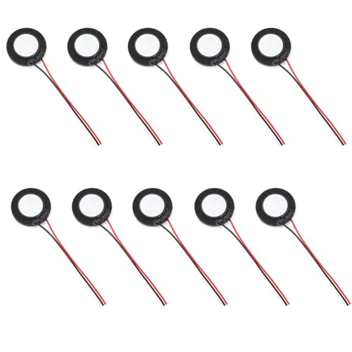 Treedix 10 Stück 1 Watt 8 Ohm Mini-Lautsprecher Full-Range Hohlraum Werbemaschine Kleiner Lautsprecher Audio Lautsprecher Stereo