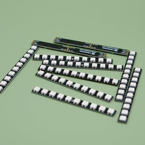 Treedix 10x10 WS2812B 5050 RGB LED Light Stick Matrix Individually Addressable 10 Bit RGB LEDs with Integrated Driver Board DC 5V Compatible with Arduino and Raspberry Pi