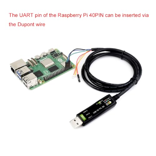 USB to TTL Serial Port Debugging Module Multi Protection Circuits Support Multi Systems Compatible with Raspberry Pi 5