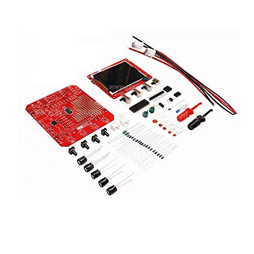 Treedix Mini Oscilloscopio Digitale DSO138 Kit Fai-da-te Portatile per Elettricisti Formazione Concorsi Set di Apprendimento Elettronico