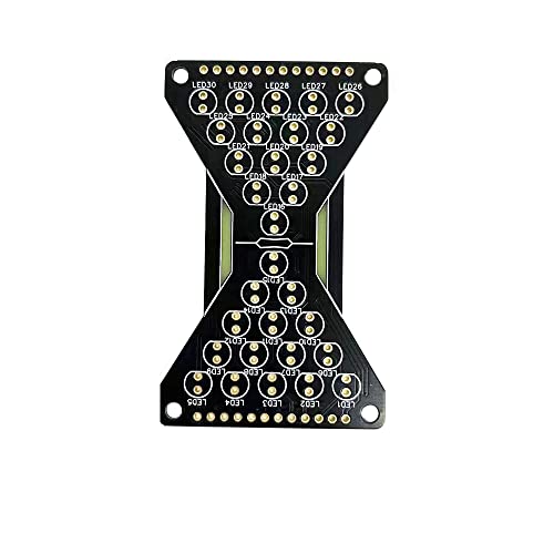 Treedix Solder Practice Kit Electronic Hourglass Led DIY Kits Practice Board Blue Ray Assemble Soldering Practice Fun Project