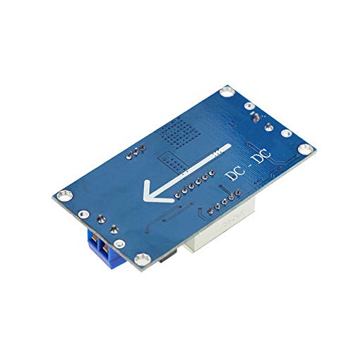 Treedix 2 stuks LM2596 instelbare DC-DC spanningsregelaar met voltmeterdisplay 12V naar 3,3V, 12V naar 5V, 24V naar 5V, 24V naar 12V, 36V naar 24V