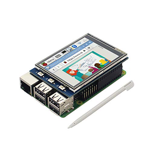 Treedix 2,8 Zoll TFT LCD Display SPI-Schnittstelle TFT resistiver Touchscreen Farbbildschirm mit Touchpanel kompatibel mit Raspberry Pi 4B / 3B+