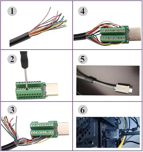 HDMI 3 in 1 HDMI修理キットには、HDMIはんだ付け不要アダプタ、HDMIオスアダプタコネクタ、HDMIケーブルテスターボード、HDMI延長ケーブルコネクタポートターミナルはんだ付け不要ブレイクアウトコネクタボードが含まれています