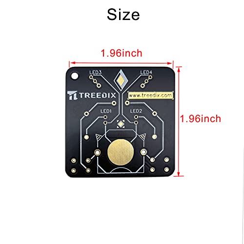 Treedix 2 juegos de proyectos de práctica de soldadura, kits de electrónica DIY, placas de circuito y placa de entrenamiento con batería para principiantes, estudiantes y aficionados al bricolaje