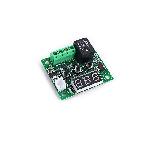 Treedix 2pz XH-W1209 Termostato a display digitale, controller di temperatura ad alta precisione, interruttore di controllo temperatura, scheda di controllo temperatura miniaturizzata con sonda impermeabile
