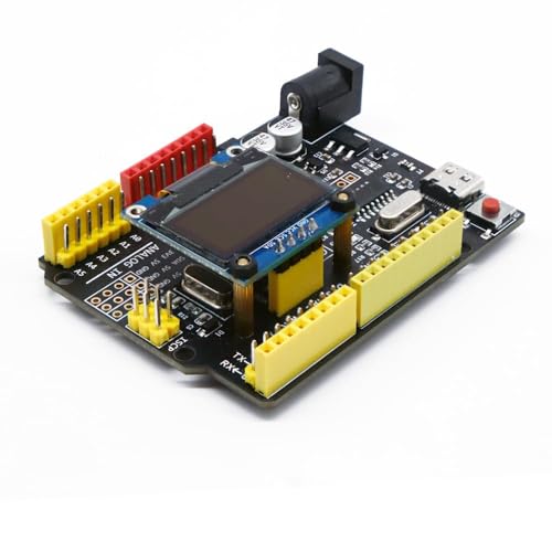 ATmega328P CH340 Entwicklungsboard Verbesserte Type-C-Schnittstelle mit 0,96-Zoll-OLED-Bildschirm Kompatibel mit Arduino UNO R3 Board Kit für Starter