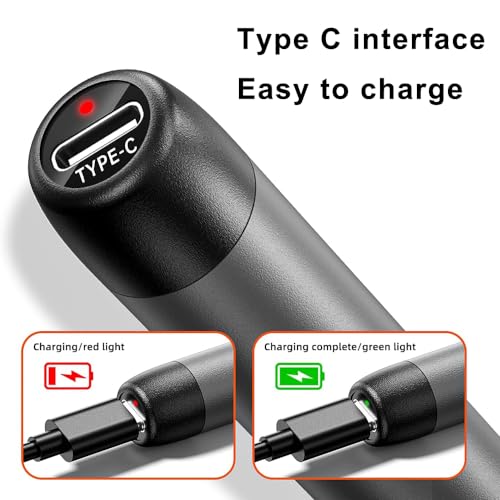 Treedix Mini Cordless Soldering Iron Kit Portable Soldering Iron 3 Temperature Adjustment Soldering Iron Tool Kit USB Rechargeable 8-10W for DIY Electronic Equipment Soldering Projects