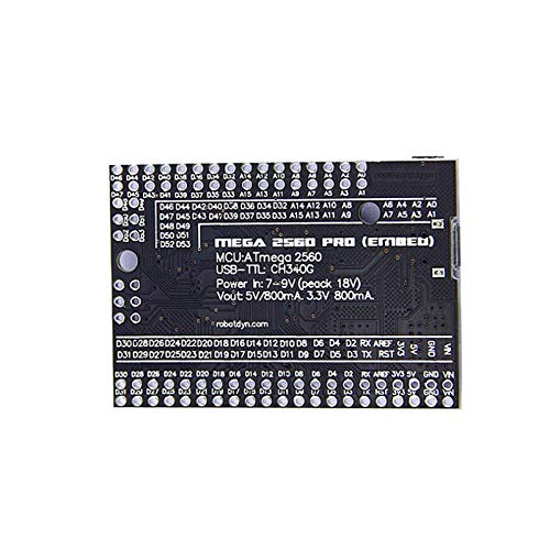Treedix MEGA 2560 PRO Board Embed CH340G/ATmega2560-16AU Chip compatibile con progetti Arduino Mega2560