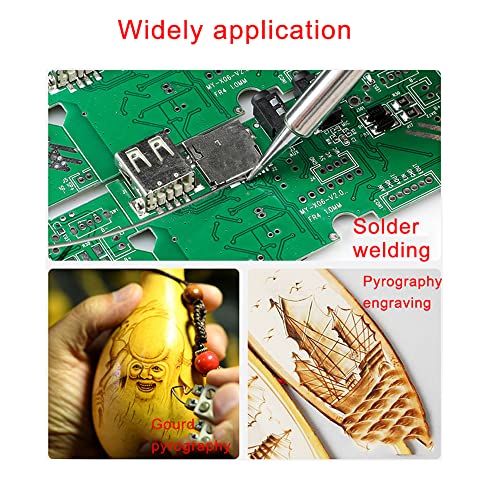 Treedix 28 Pieces Wood Burning Kit Adjustable Temperature 200℃~480℃ Wood Burning Tool Kits Carving Iron Tip for Embossing/Adults/Beginners/Birthday/Wedding Anniversary/Halloween/Christmas DIY