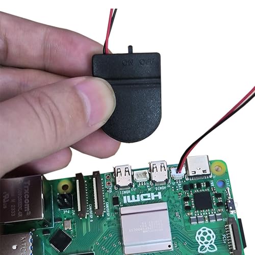 Treedix 2pcs RTC Battery Case Real Time Clock Holder Compatible with Raspberry Pi 5