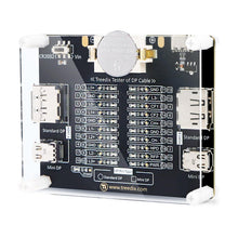 Treedix Tester per cavi DisplayPort per cavi DisplayPort standard e Mini DisplayPort, indicatore di stato a 20 LED per verificare cortocircuiti, circuiti aperti o disordini per DP1.0, 1.1, 1.2, 1.2a, 1.3, 1.4, 2.0, 2.1
