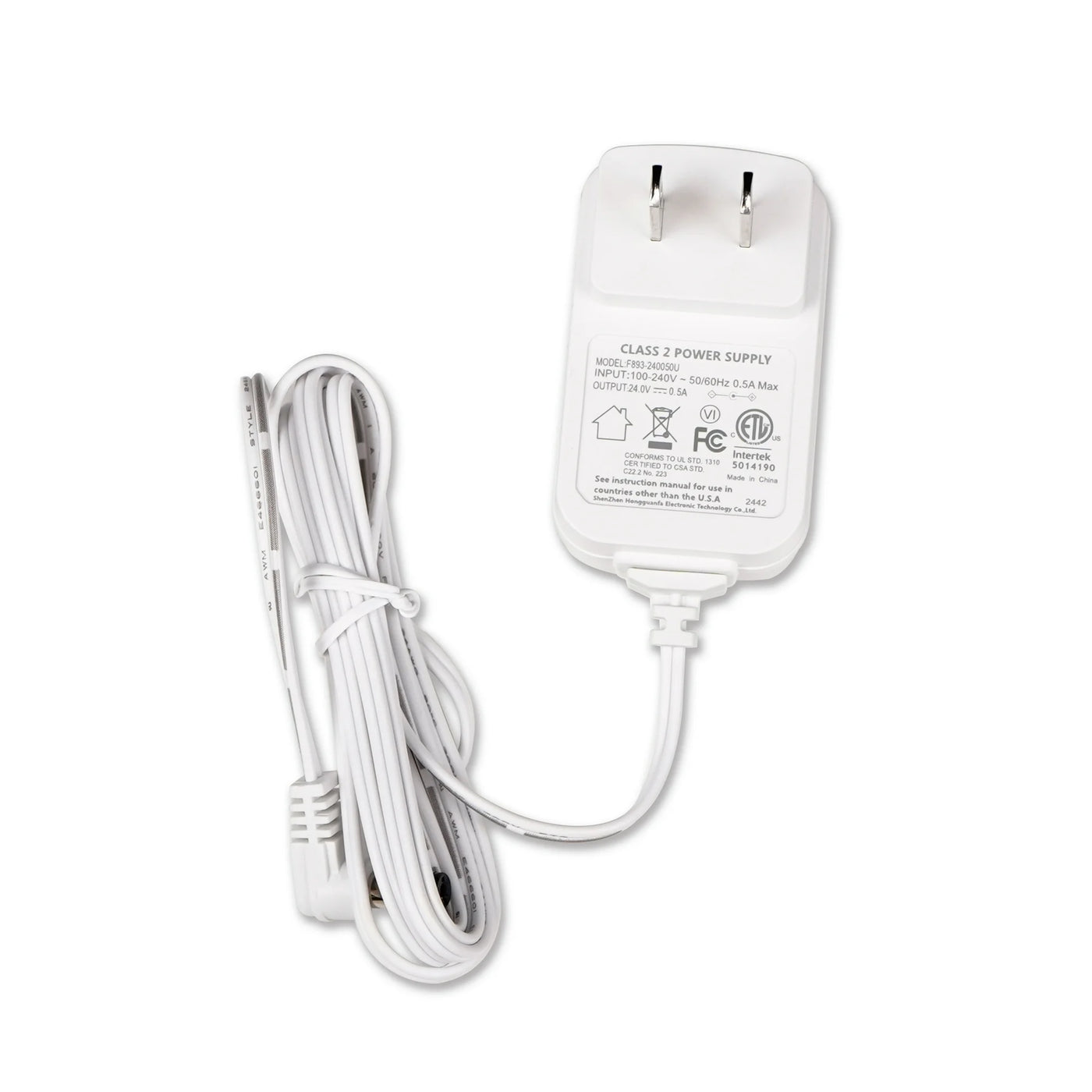 Treedix 24V 0.5A AC - DC アダプター スイッチング電源 交換用コード ケーブル エッセンシャルオイルディフューザー対応