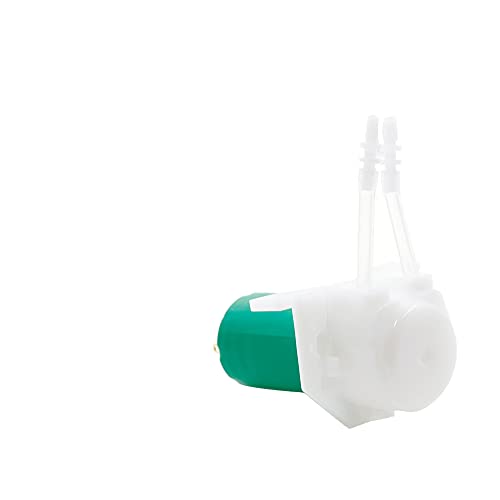 Treedix Peristaltic Pump Dosing Head 4MM OD Tubing with Hose Connector DC12-24V for DIY Aquarium Lab Analytic Experimental Applications Compatible with Arduino