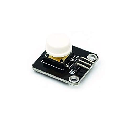 Treedix 6PCS Button Module Touch Switch Button 24x31mm Color with Red Blue Black Green Yellow White Compatible with UNO R3