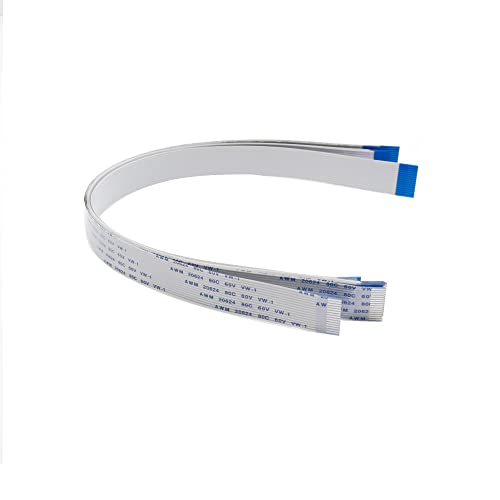 Treedix 7.87inch Flexible Ribbon Cable Camera Cable for Raspberry Pi 3/3B+/4B FFC FPC Ribbon 15 pin Extension Cord Flexible Flat Wire Cable Connection for LCD,DVD Player,Recorder,Printer