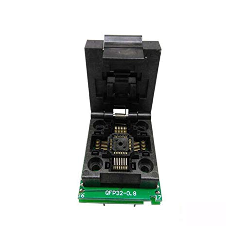 Treedix Programmer Adapter Socket Converter Module TQFP32/LQFP32/QFP32 to DIP32 Compatible with AVR Series