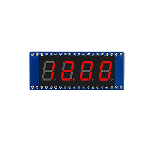 Treedix Compatible with Raspberry Pi Pico 4-Digit 8-Segment Digital Tube Expansion Board
