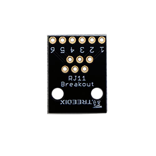 Treedix  RJ45 RJ11  8-pin Connector (8P8C) and Breakout Board Kit Compatible with Ethernet DMX-512 RS-485 RS-422 RS-232 (Unassambled)