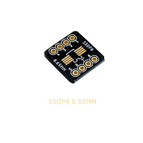 Treedix SSOP 0.65MM/SOP 1.27MM to DIP Adapter PCB Proto Board SMD to DIP Adapter SMD Converter Breakout Board