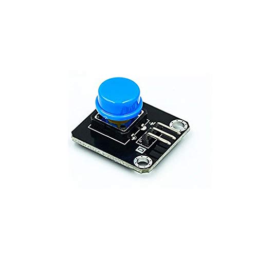 Treedix 6PCS Button Module Touch Switch Button 24x31mm Color with Red Blue Black Green Yellow White Compatible with UNO R3