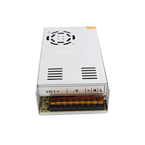 Treedix 12V 30A 360W Switching Power Supply TransCompatible withmer Adapter Converter AC110V/220V to DC Compatible with WS2812B WS2811 WS2801 APA102 LED Strip Pixel Light, CCTV (12V 360W)