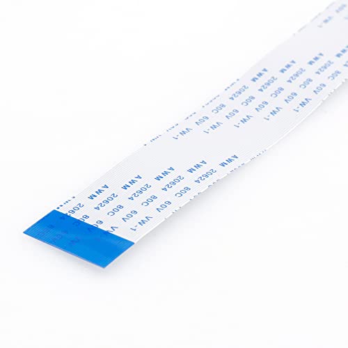 Treedix 7.87inch Flexible Ribbon Cable Camera Cable for Raspberry Pi 3/3B+/4B FFC FPC Ribbon 15 pin Extension Cord Flexible Flat Wire Cable Connection for LCD,DVD Player,Recorder,Printer