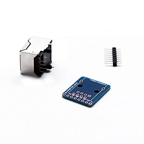 Treedix  RJ45 RJ11  8-pin Connector (8P8C) and Breakout Board Kit Compatible with Ethernet DMX-512 RS-485 RS-422 RS-232 (Unassambled)
