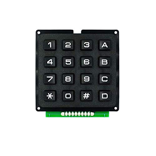 Treedix 4x4 Keypad 16 Buttons Keypad Module Number Pad Compatible with Arduino
