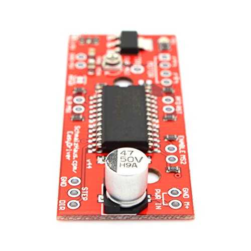 Treedix EasyDriver シールド ステッピング モーター ドライバー (1 列ピン ヘッダー付き、Arduino 対応)