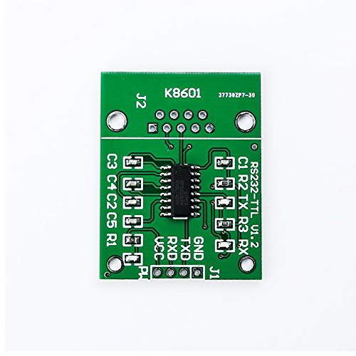 Treedix 2PCS SP3232 Root Module Connector Chip RS232 to TTL Small Board Serial Port Module Flashing Small Board Converter with Transceiver Indicator