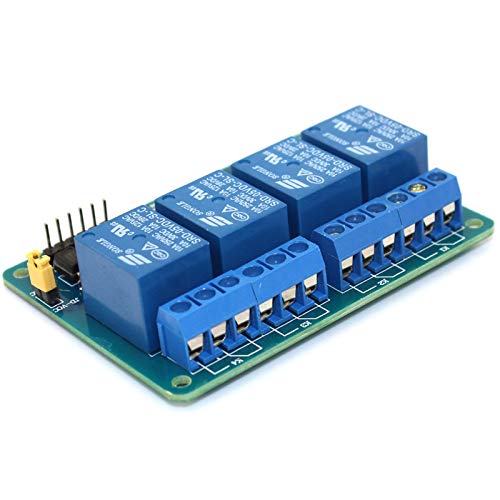 Treedix 5V 2, 4, 8Channel Relay Module with Optocoupler Isolation Relay Control Board Compatible with Arduino UNO R3 Raspberry Pi DSP AVR PIC ARM
