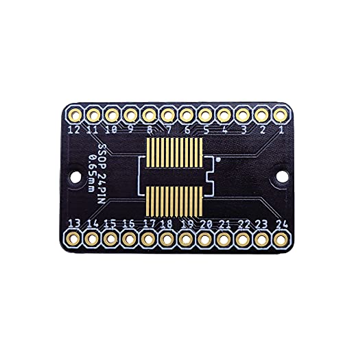 Treedix SSOP 0.65MM/SOP 1.27MM to DIP Adapter PCB Proto Board SMD to DIP Adapter SMD Converter Breakout Board