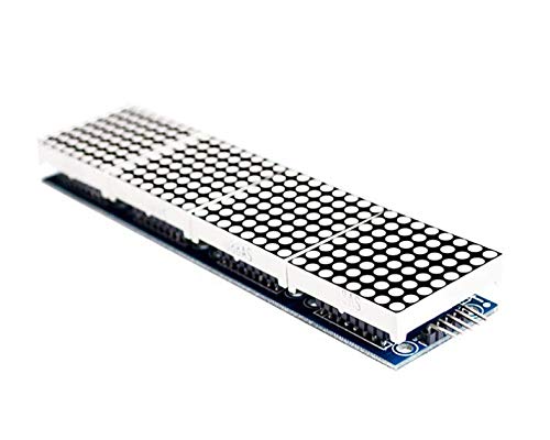Treedix MAX7219 Dot Matrix Module 4 in 1 Display Compatible with Arduino Microcontroller with 5Pin Line